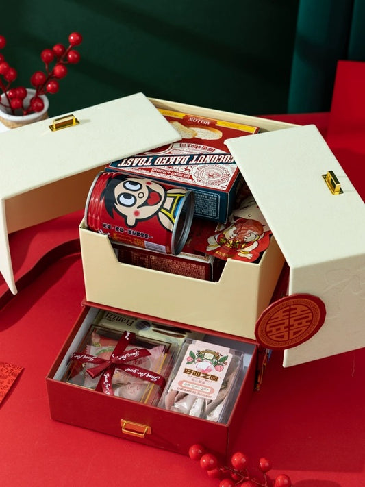 Double Happiness Chinese New Year Snack Gift Box
