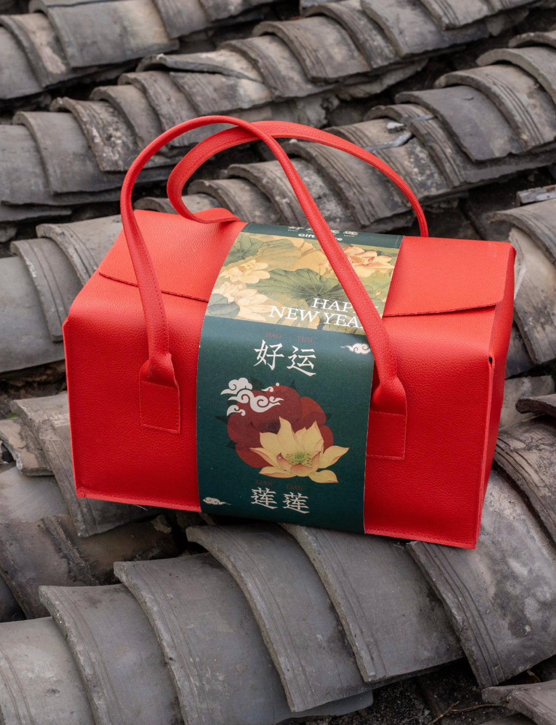 Leather portable Lucky bag