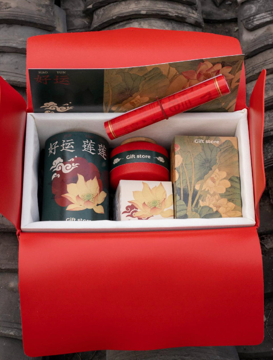 Leather portable Lucky bag