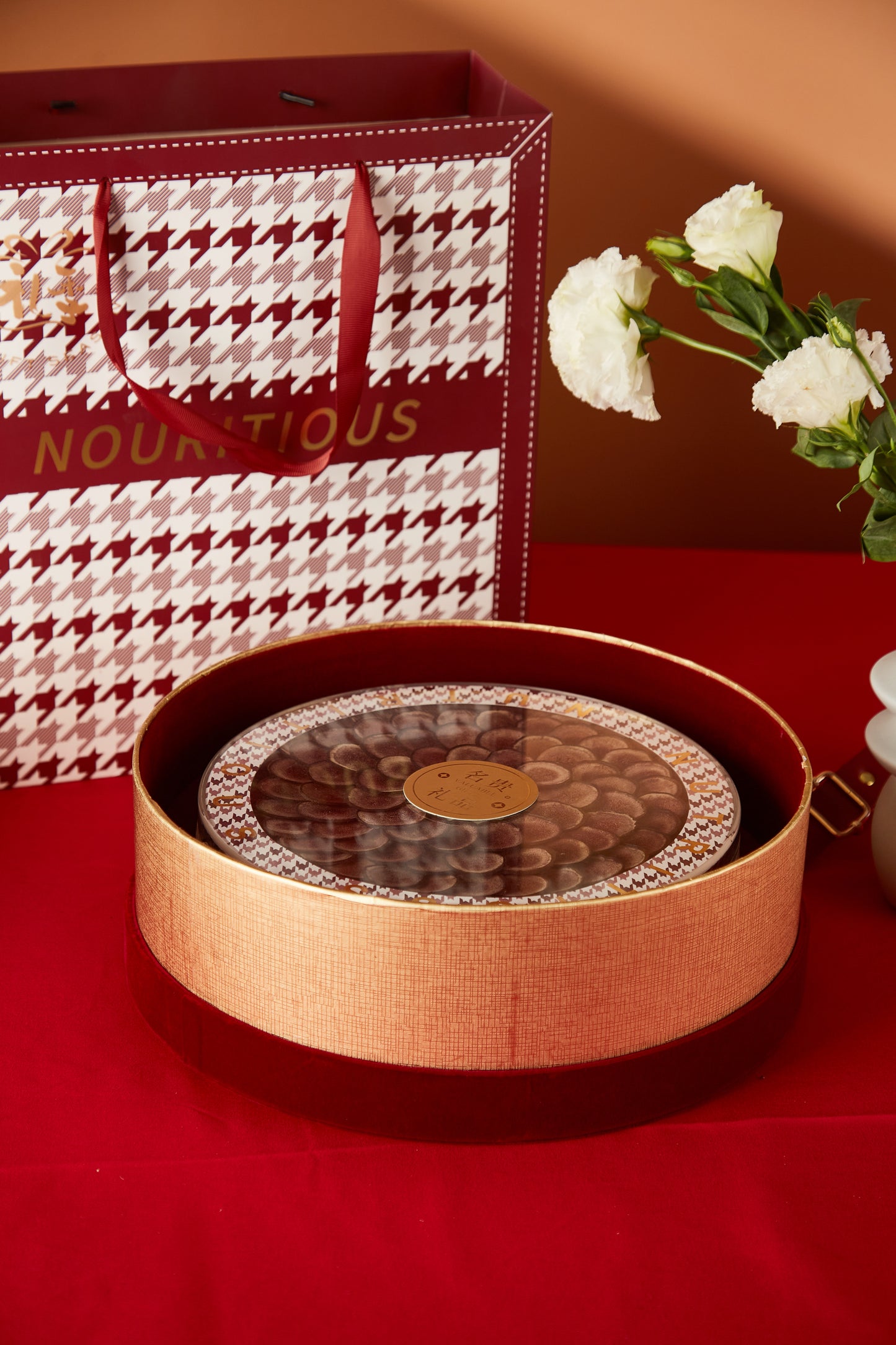 Thousand Red and Big Round Deer Antler Blood Tablets Gift Box