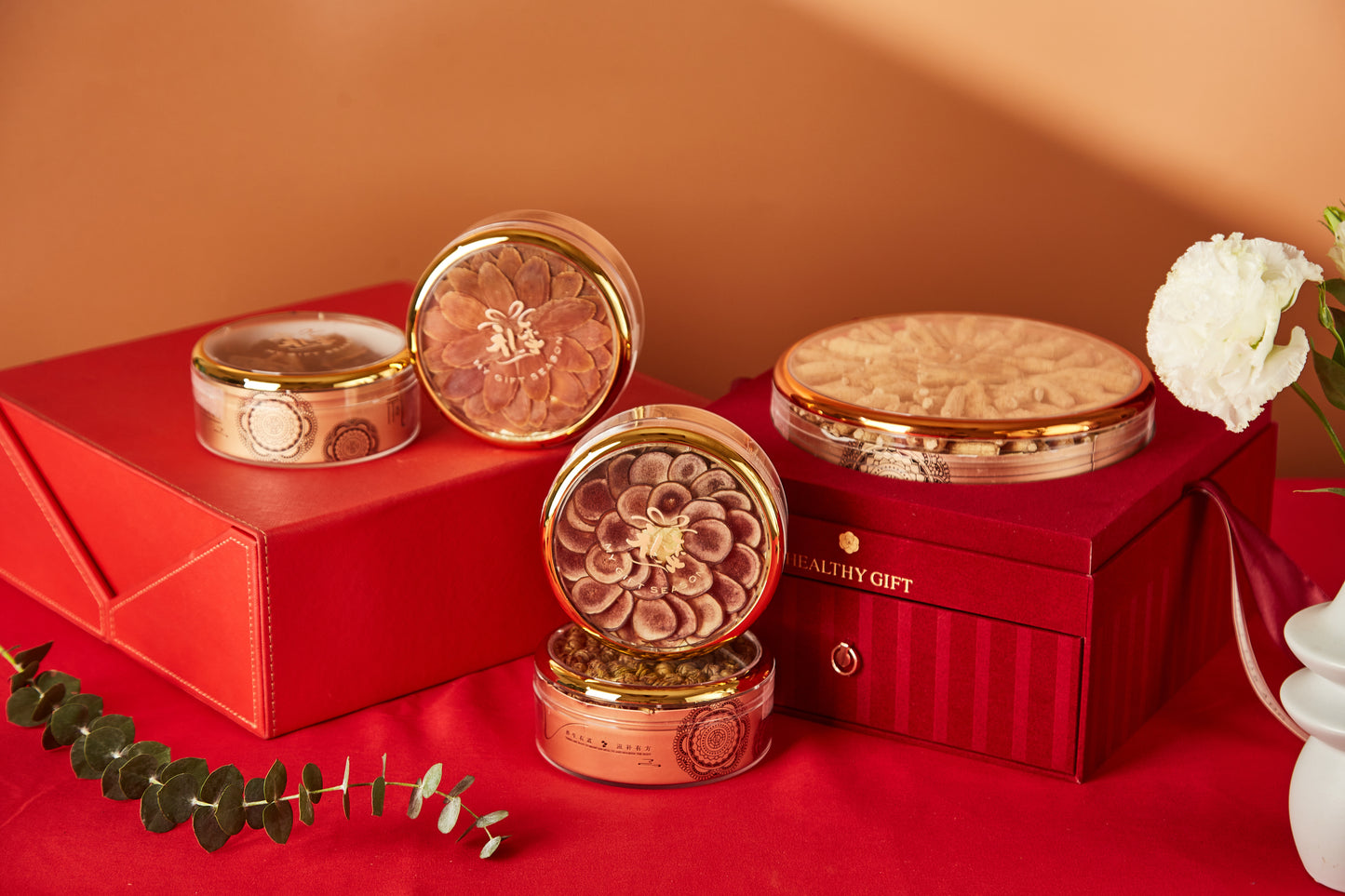 Luoyang Red Rose Five-Piece Gift Box