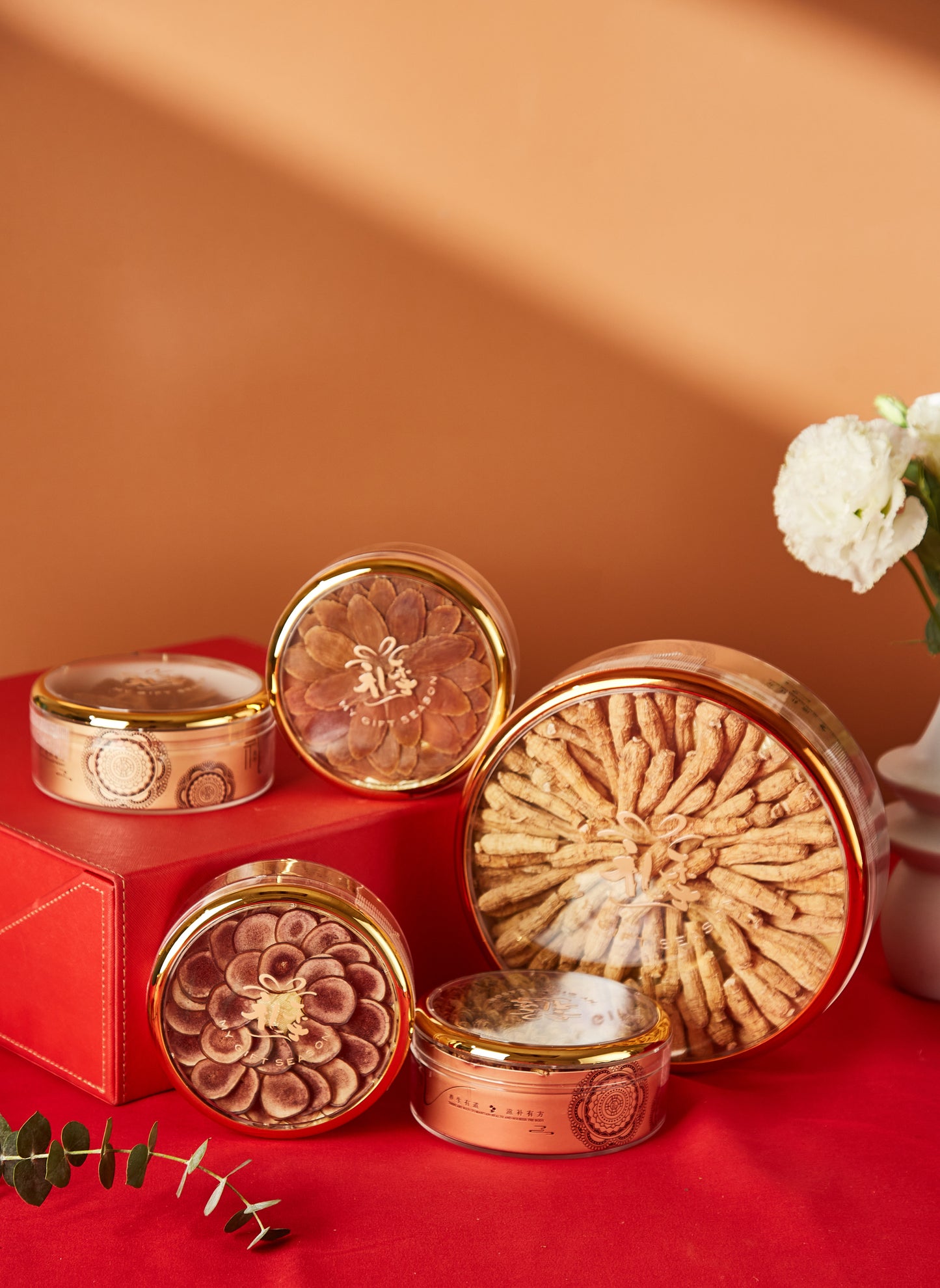 Luoyang Red Rose Five-Piece Gift Box