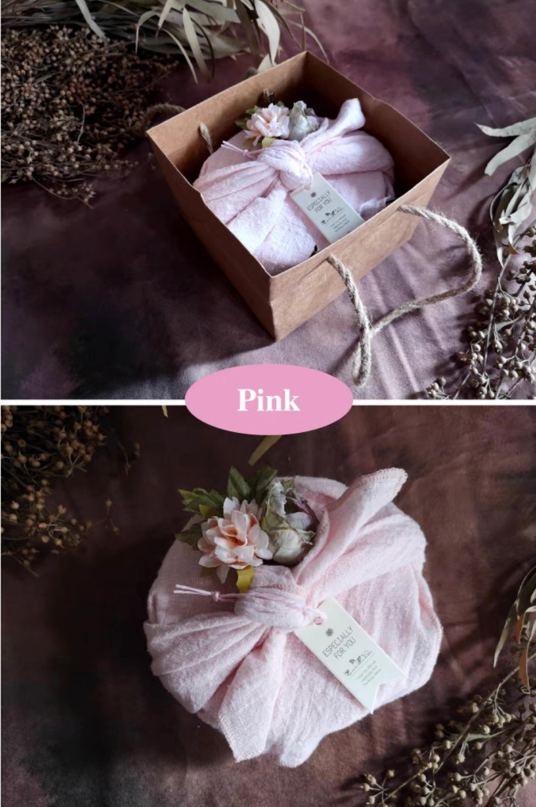 Forest-themed Floral Elegance Wedding Favor Gift Box