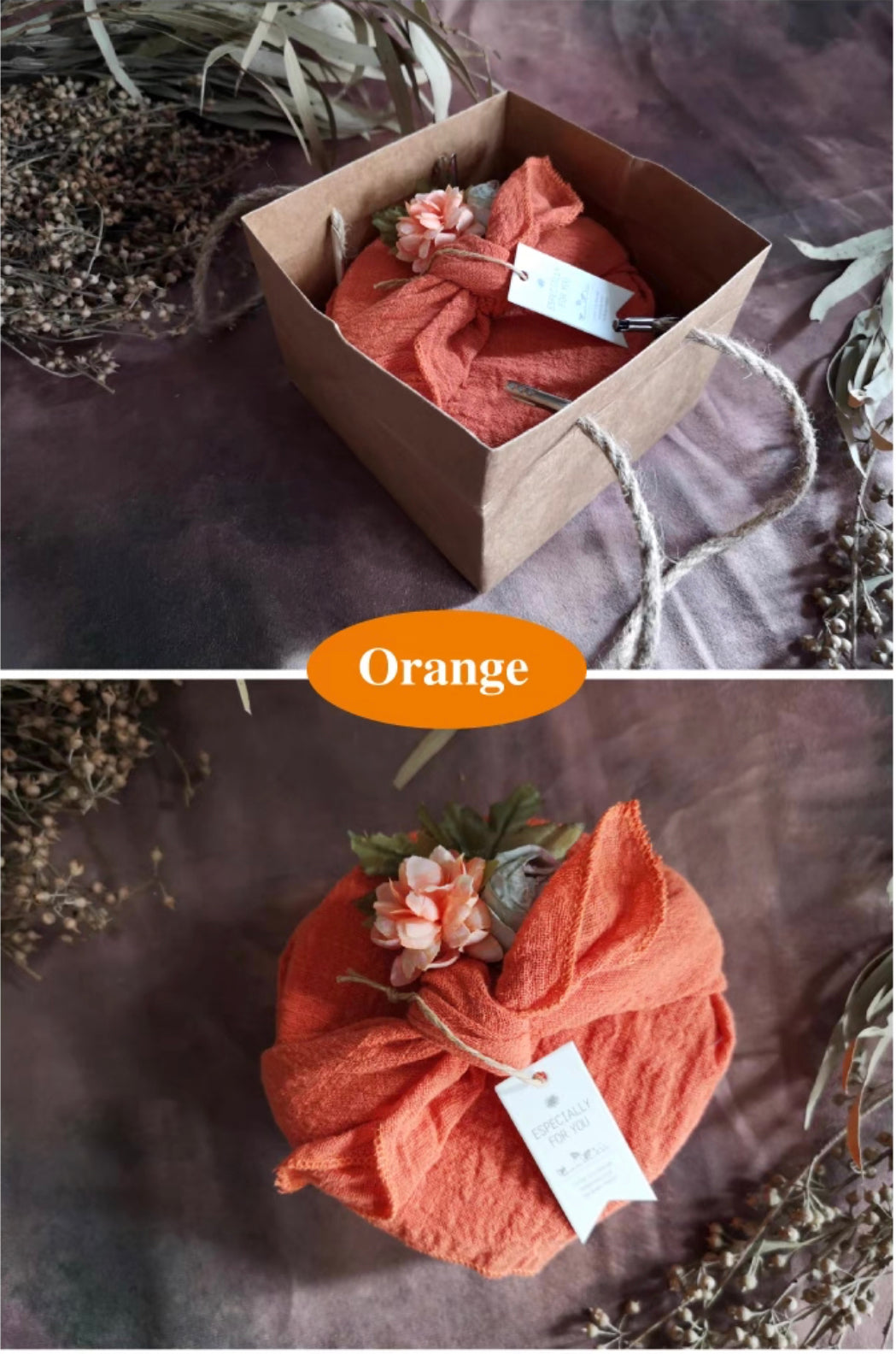 Forest-themed Floral Elegance Wedding Favor Gift Box