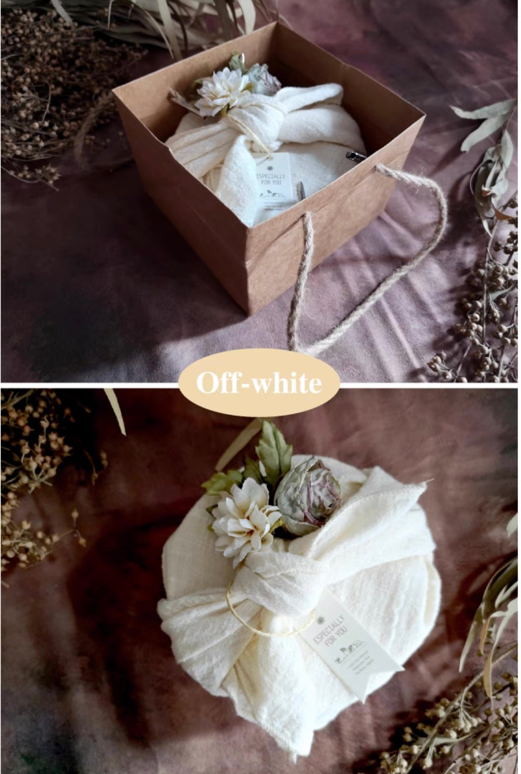 Forest-themed Floral Elegance Wedding Favor Gift Box