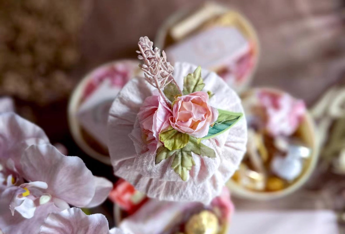 Forest-themed Floral Elegance Wedding Favor Gift Box