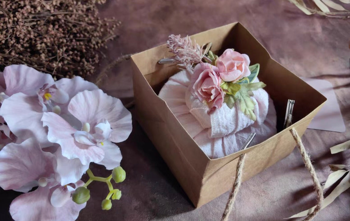 Forest-themed Floral Elegance Wedding Favor Gift Box